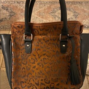 GTM chic leather tote for conceal and carry